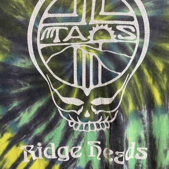 Gildan Mens Green Tie-Dye T Shirt Size Small - Picture 4 of 6